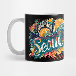 Seoul Retro South Korea t-shirt Mug